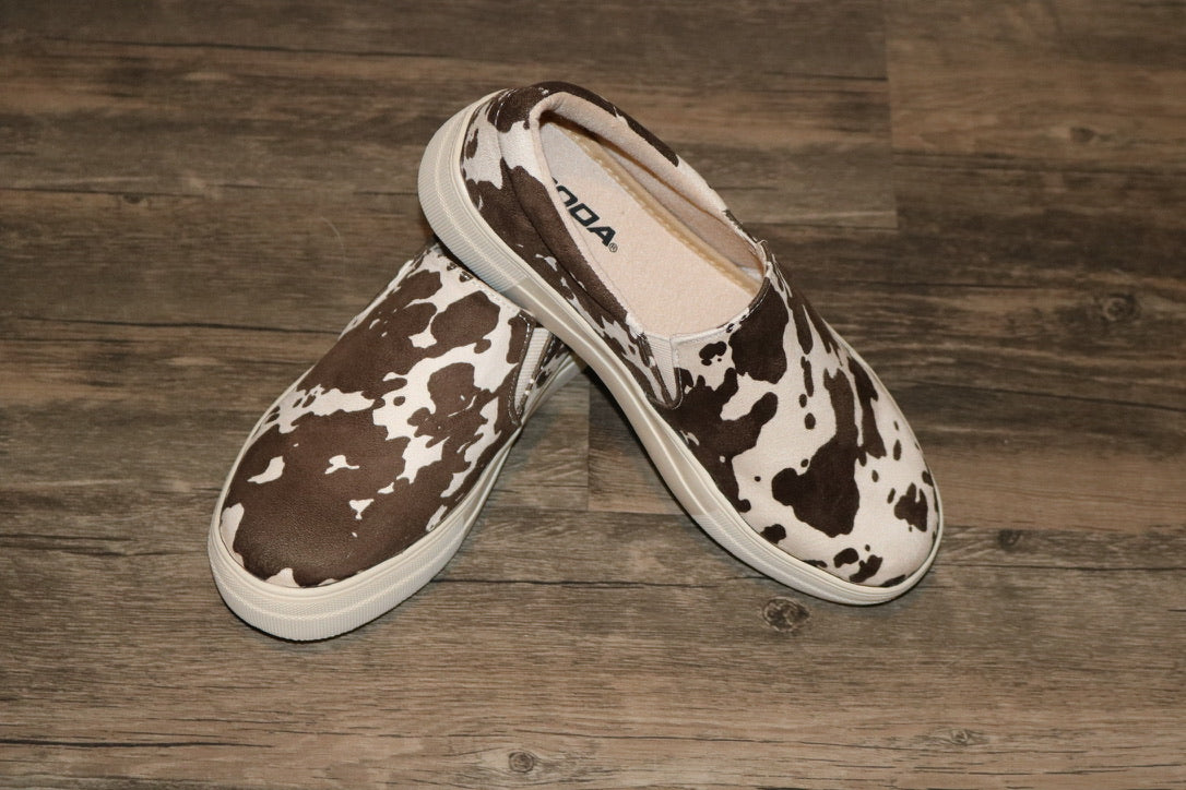 COW PRINT VINYL PAINTING SHOE STENCILS – THE CUSTOM SHOP