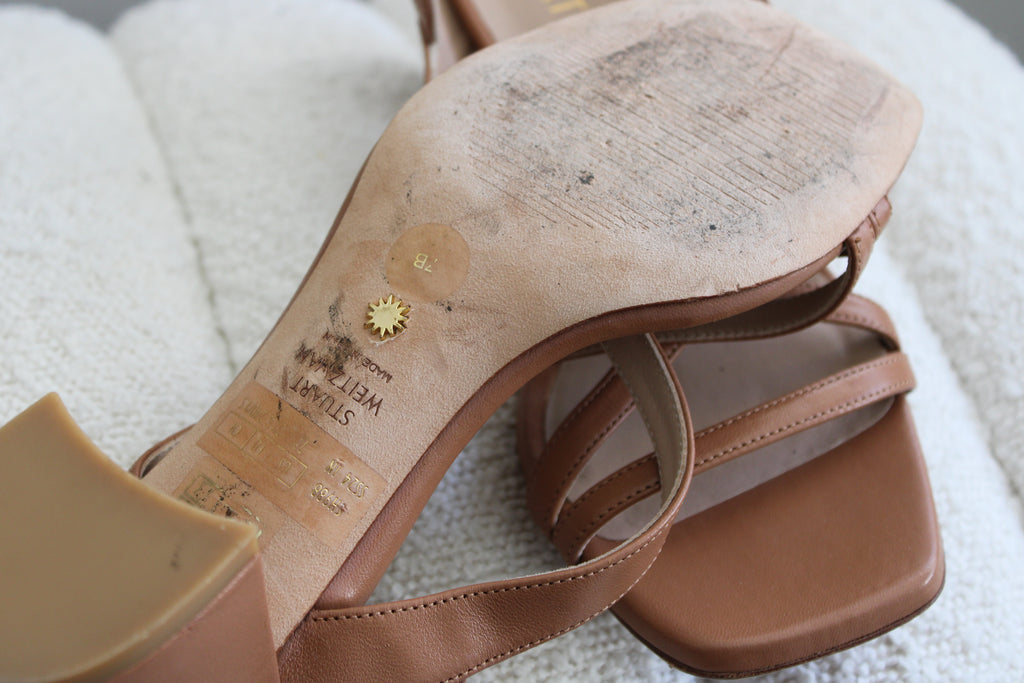 Stuart Weitzman Oasis 50 Block Heel Sandals