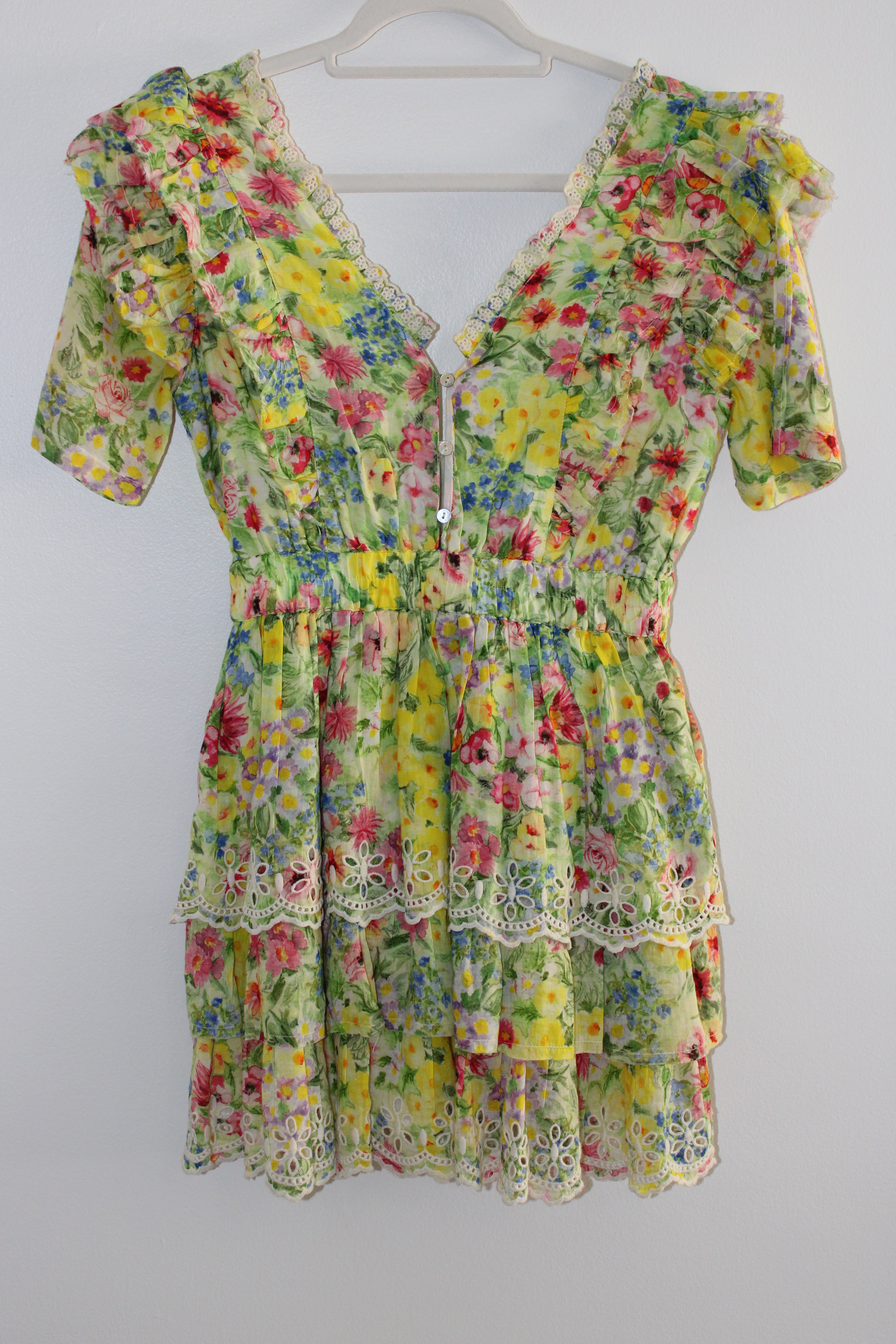 LoveShackFancy Aldina Mini Dress