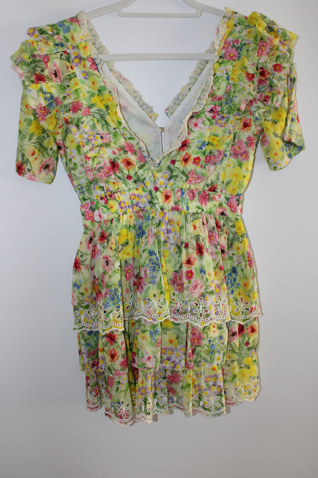 LoveShackFancy Aldina Mini Dress