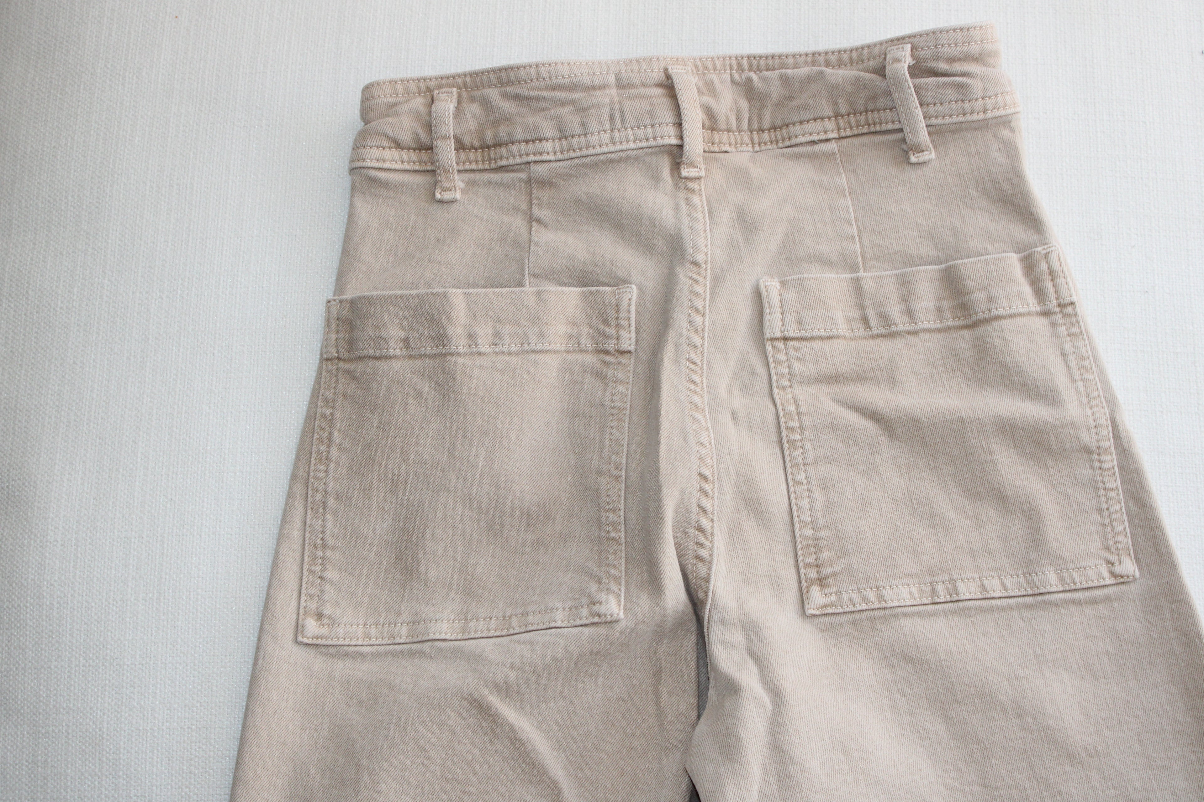 Zara Wide Leg Tan Pants
