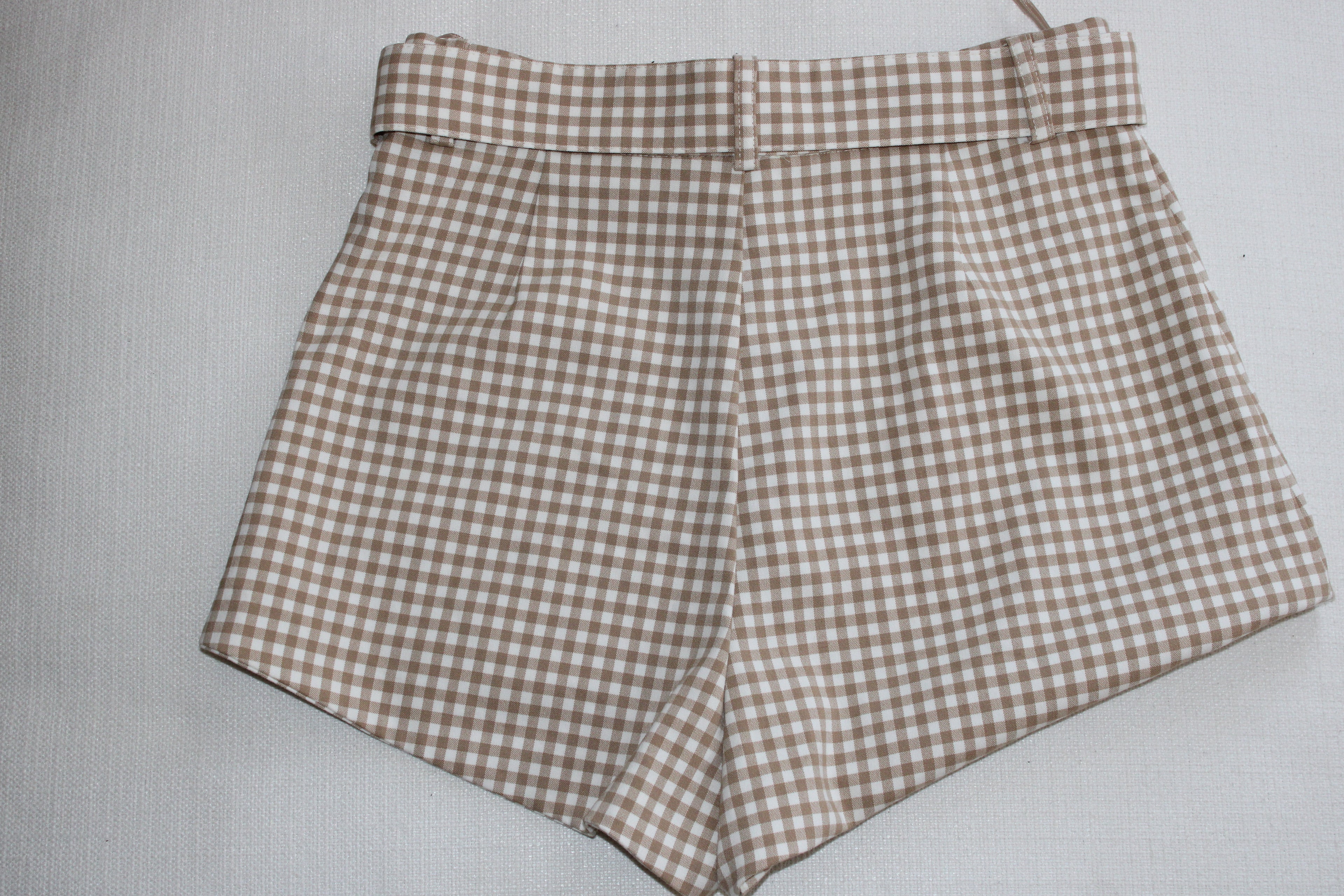 Zara Gingham Shorts