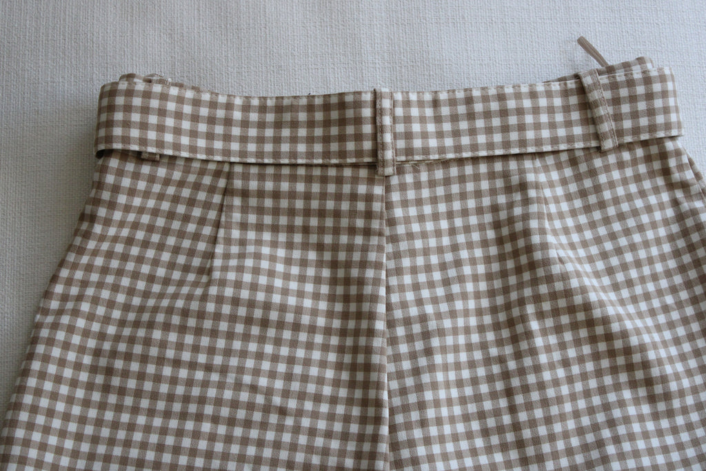Zara Gingham Shorts