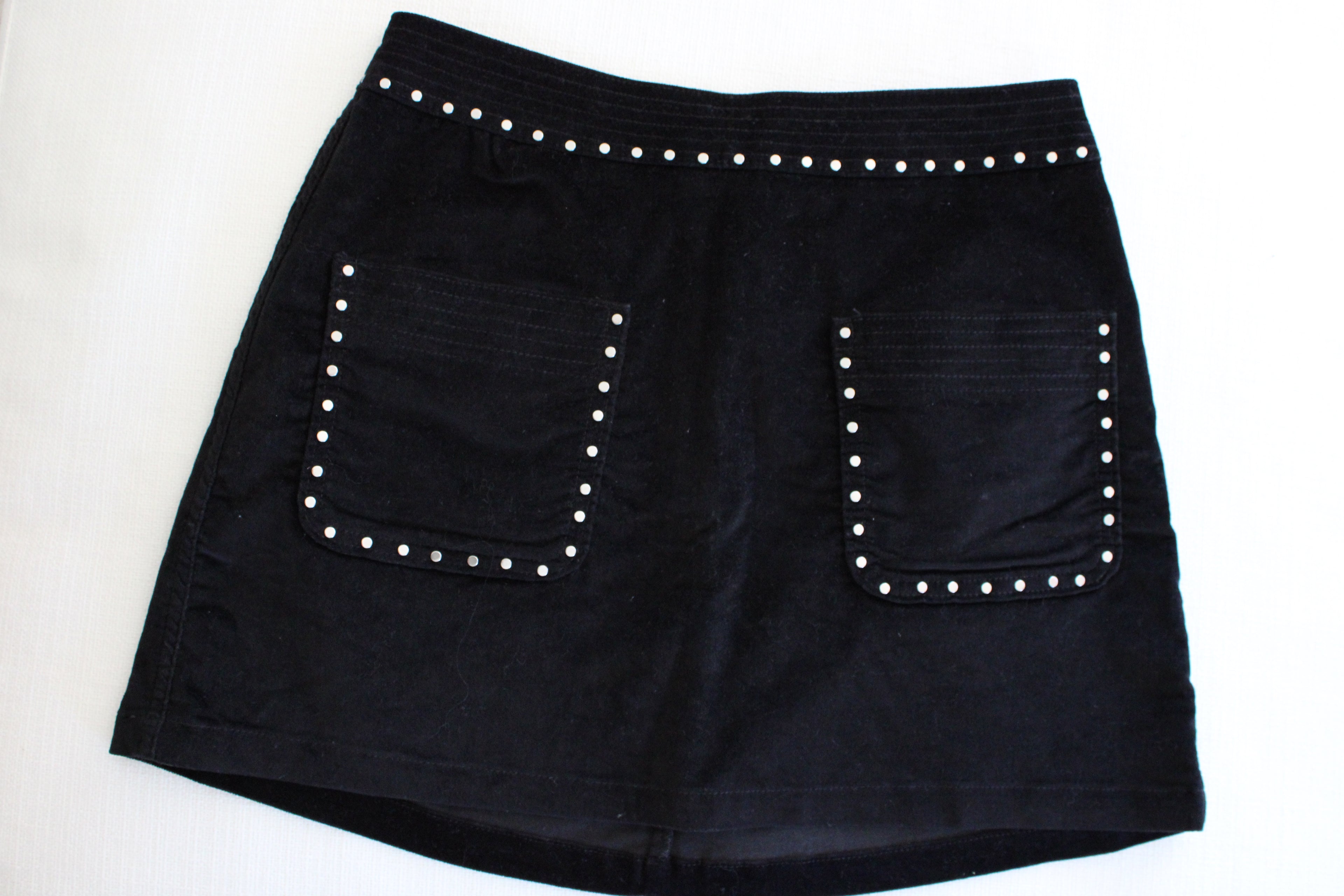 Abercrombie & Fitch Black Suede Skirt