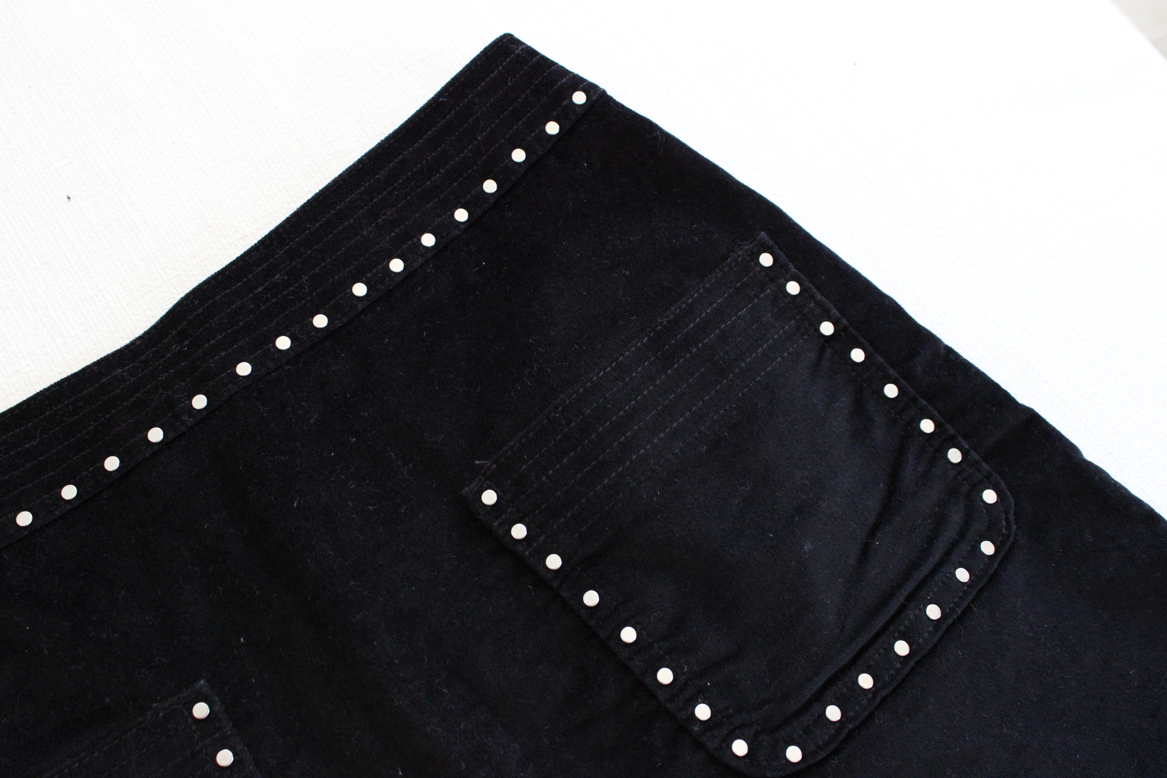 Abercrombie & Fitch Black Suede Skirt