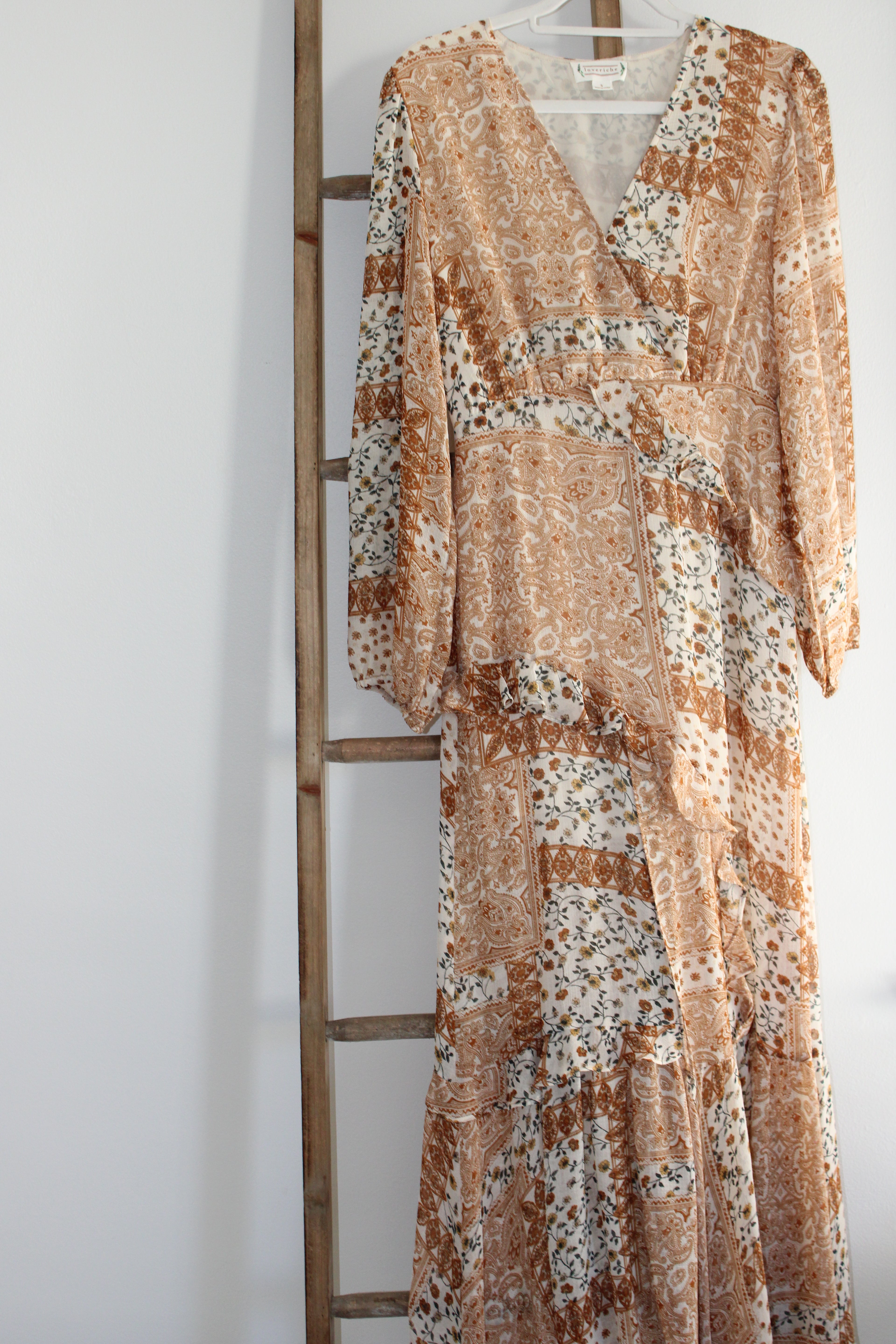 Loveriche Paisley Floral Maxi Dress