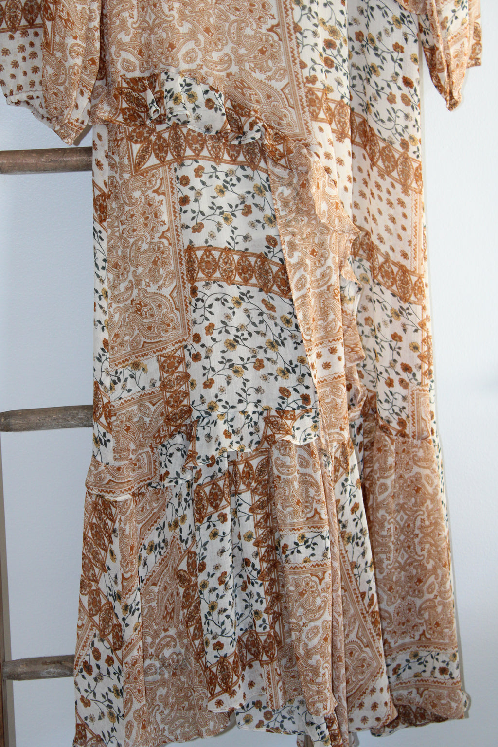 Loveriche Paisley Floral Maxi Dress