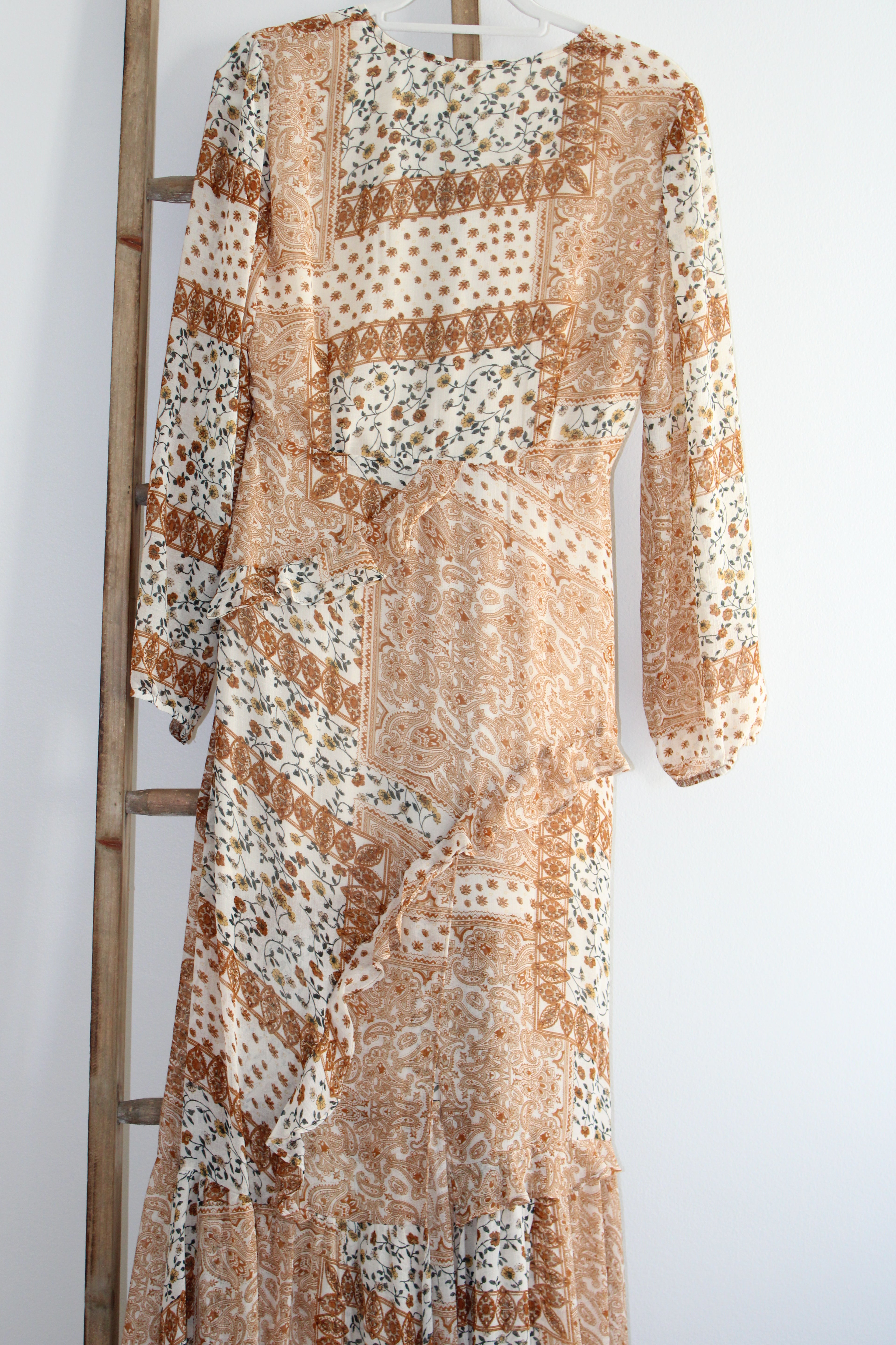 Loveriche Paisley Floral Maxi Dress