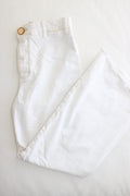 Anthropologie White Straight Denim