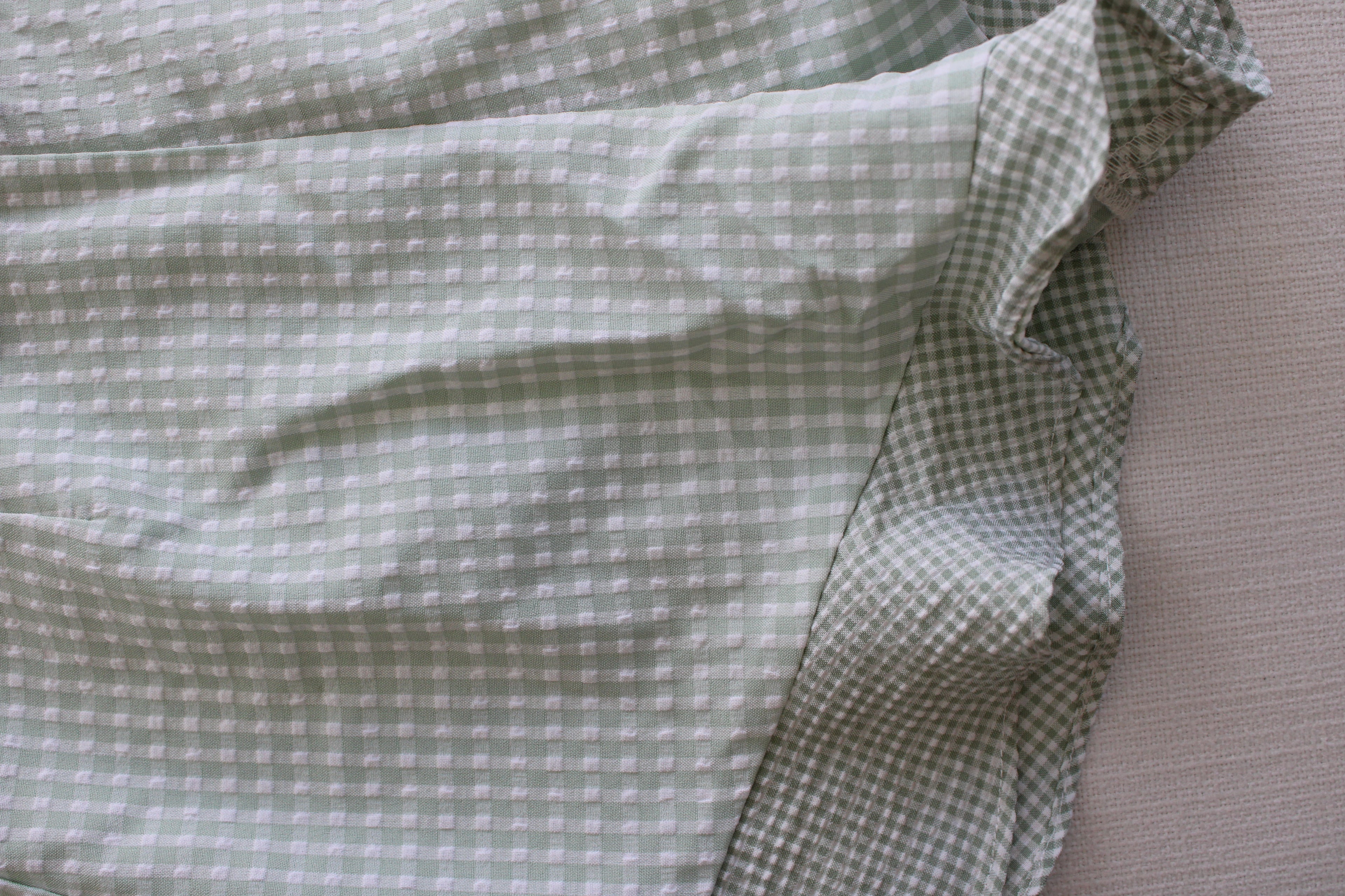 BlankNYC Green Gingham Shorts