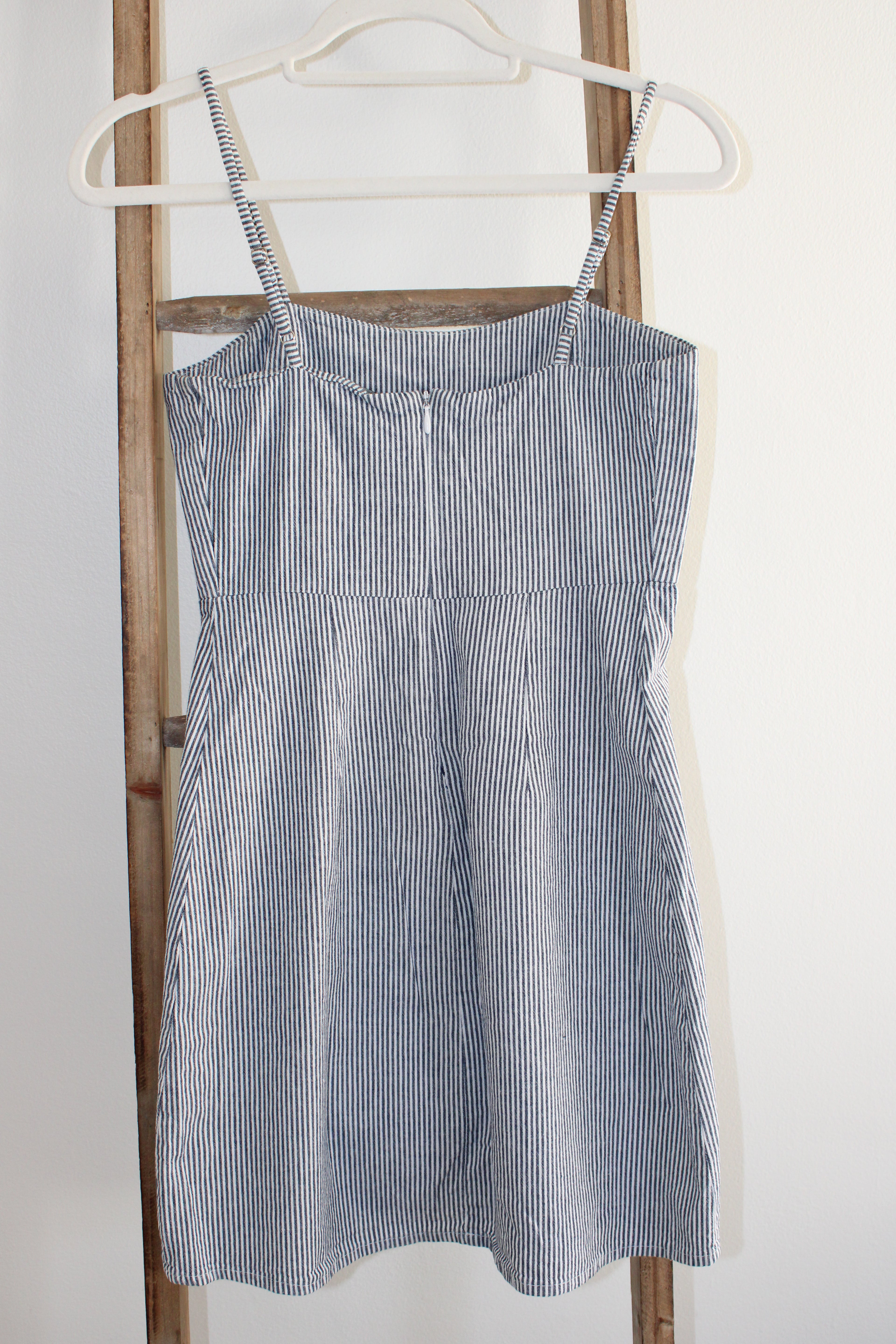 Brandy Melville Blue Stripped Mini Dress