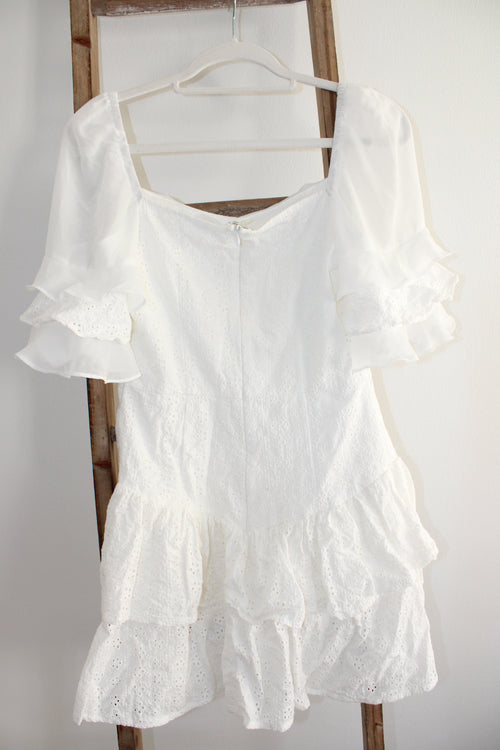 Bisou Bisou White Dress