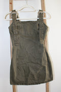 Zara Green Denim Dress