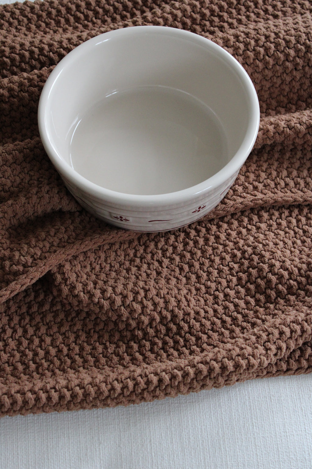 Longaberger Woven Traditions Pottery Round Dish