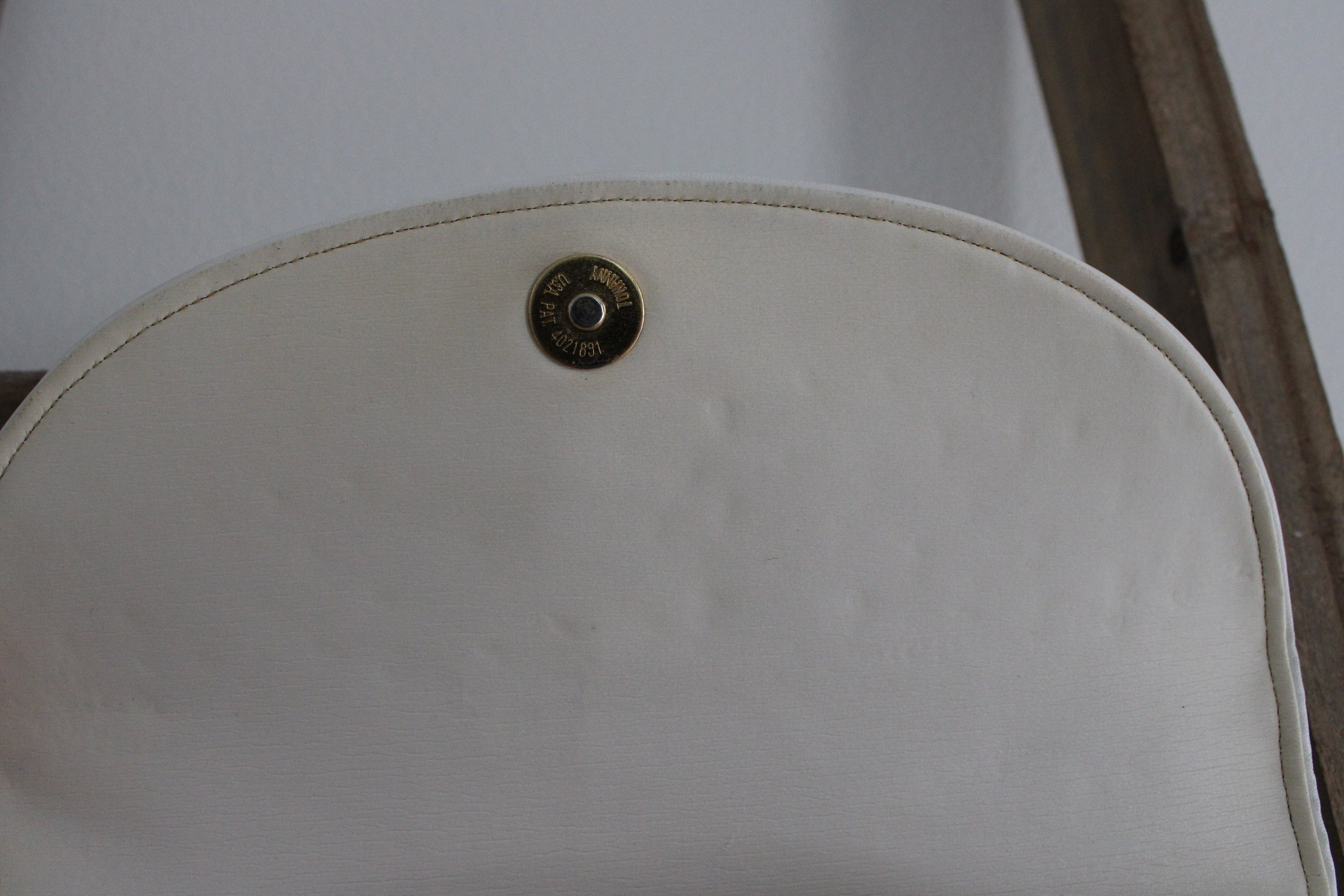 1960s Koret White Leather Bag