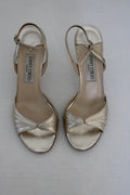 Jimmy Choo Gold Slingback Heels