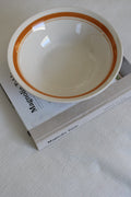 Vintage Orange Lined bowl