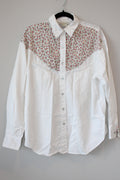 Vintage Banana Republic Heritage Floral Yoke Western Shirt