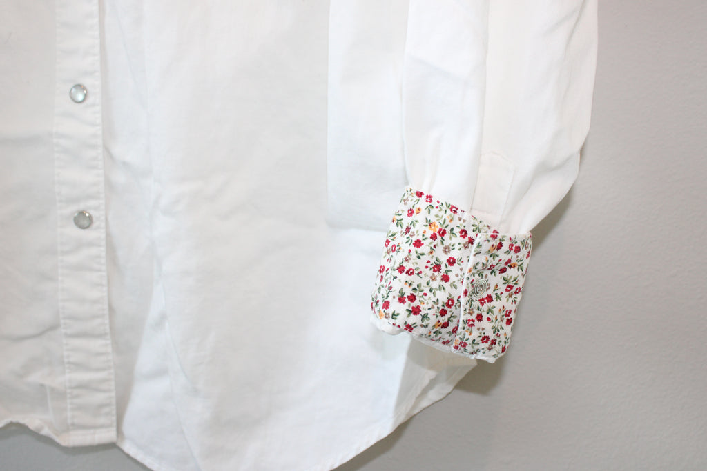 Vintage Banana Republic Heritage Floral Yoke Western Shirt