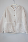 Altar'd State Leona Whipstitch Trim Collarless Jacket