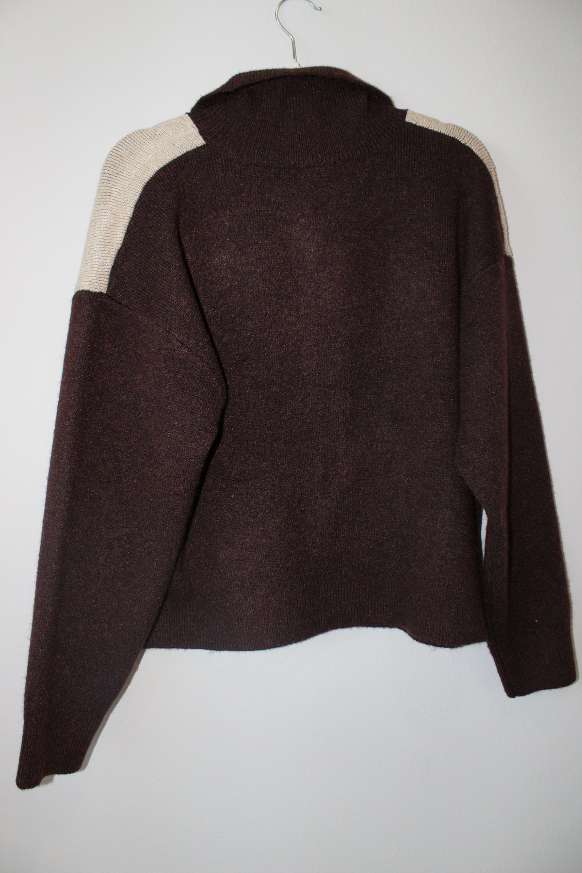 Frye western landscape horse rider zip sweater