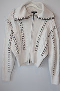 7 for all mankind zip sweater
