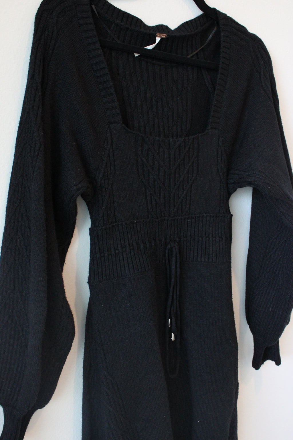 Free People Emmaline Cable Knit Mini Sweater Dress
