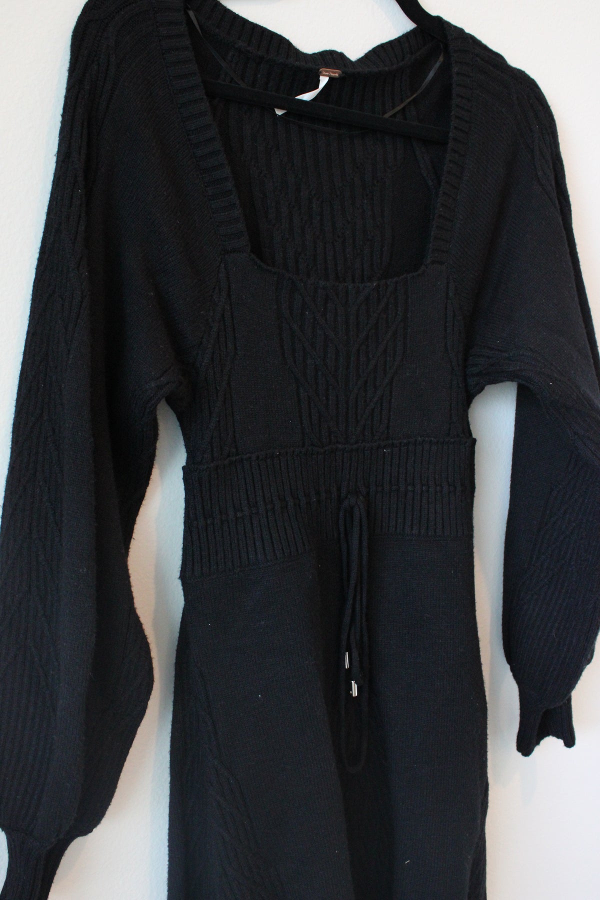 Free People Emmaline Cable Knit Mini Sweater Dress