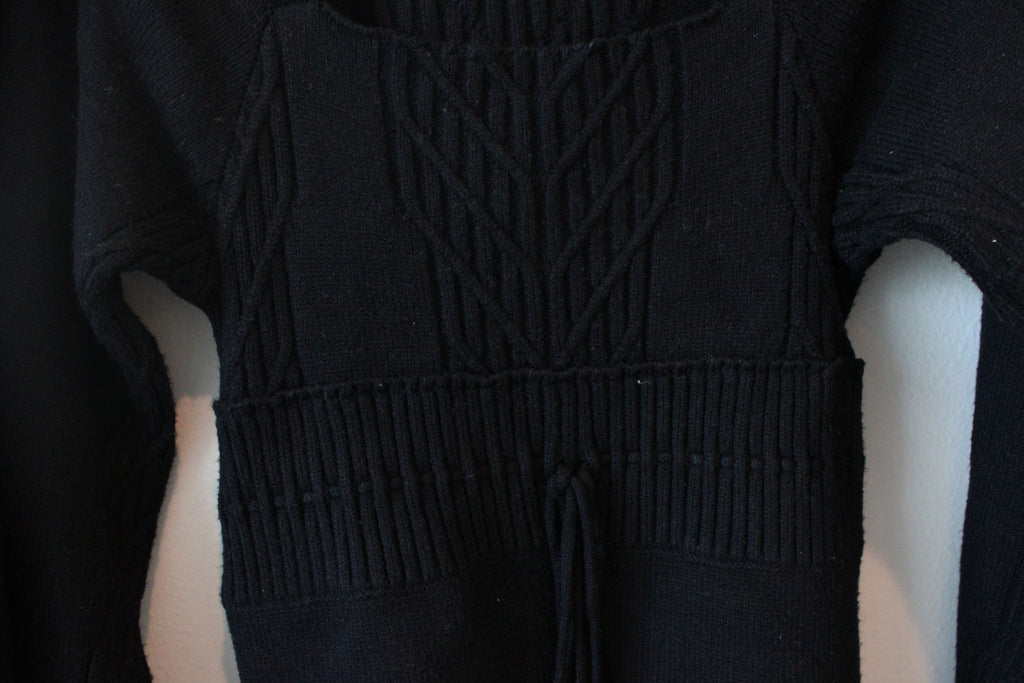 Free People Emmaline Cable Knit Mini Sweater Dress
