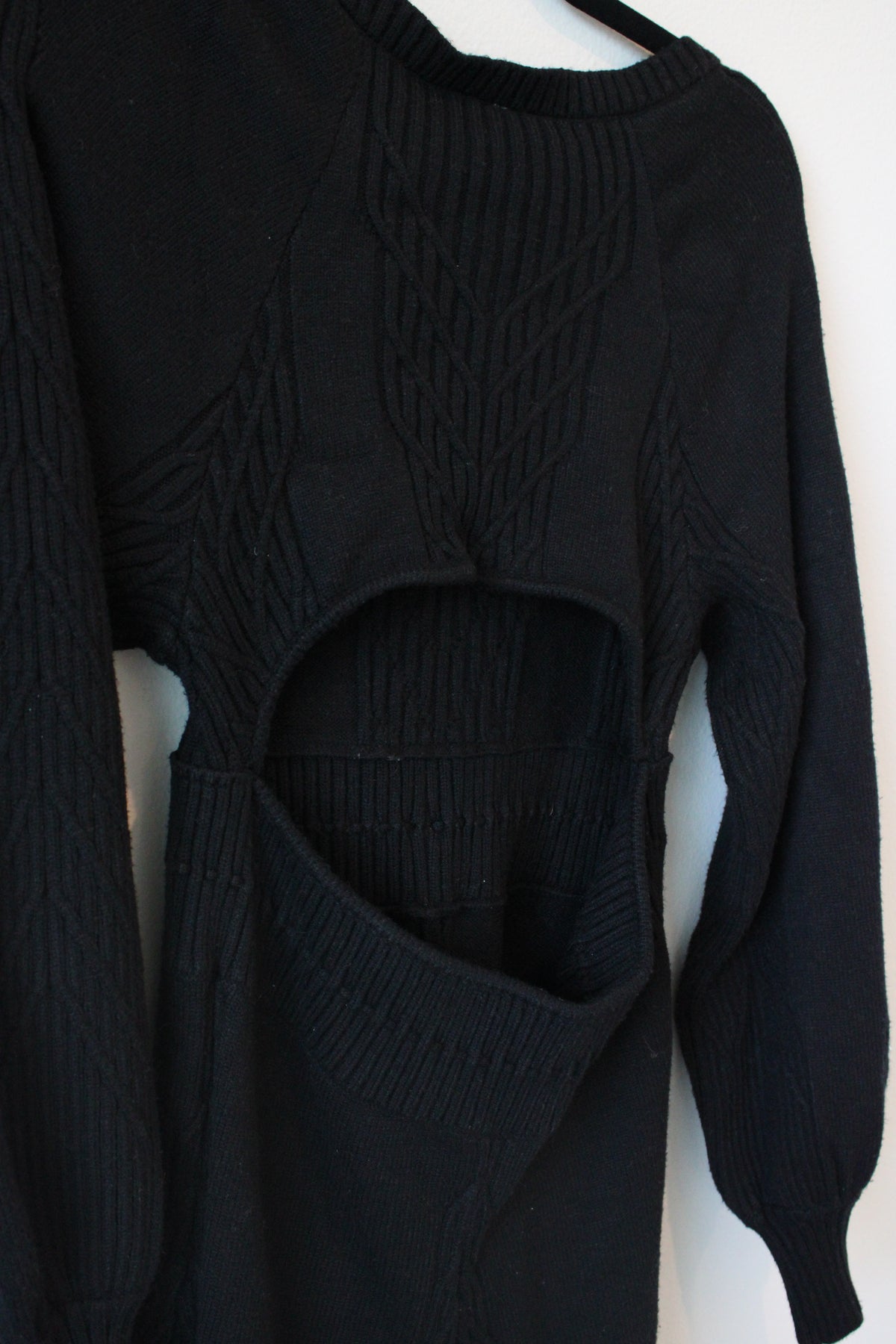 Free People Emmaline Cable Knit Mini Sweater Dress