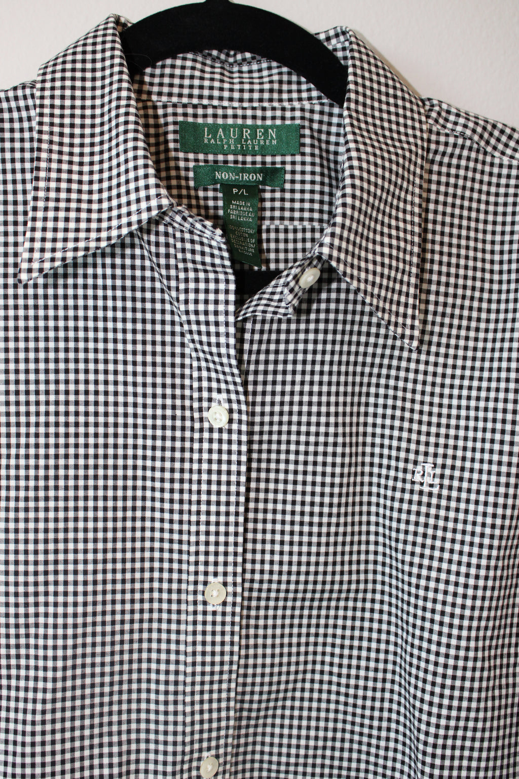 Ralph Lauren Gingham black Shirt