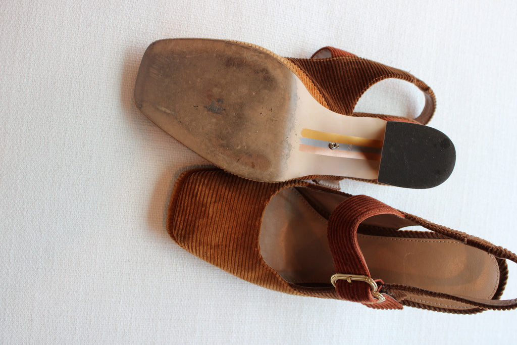Sam Edelman Jildie Corduroy Slingback Mary Jane Pump