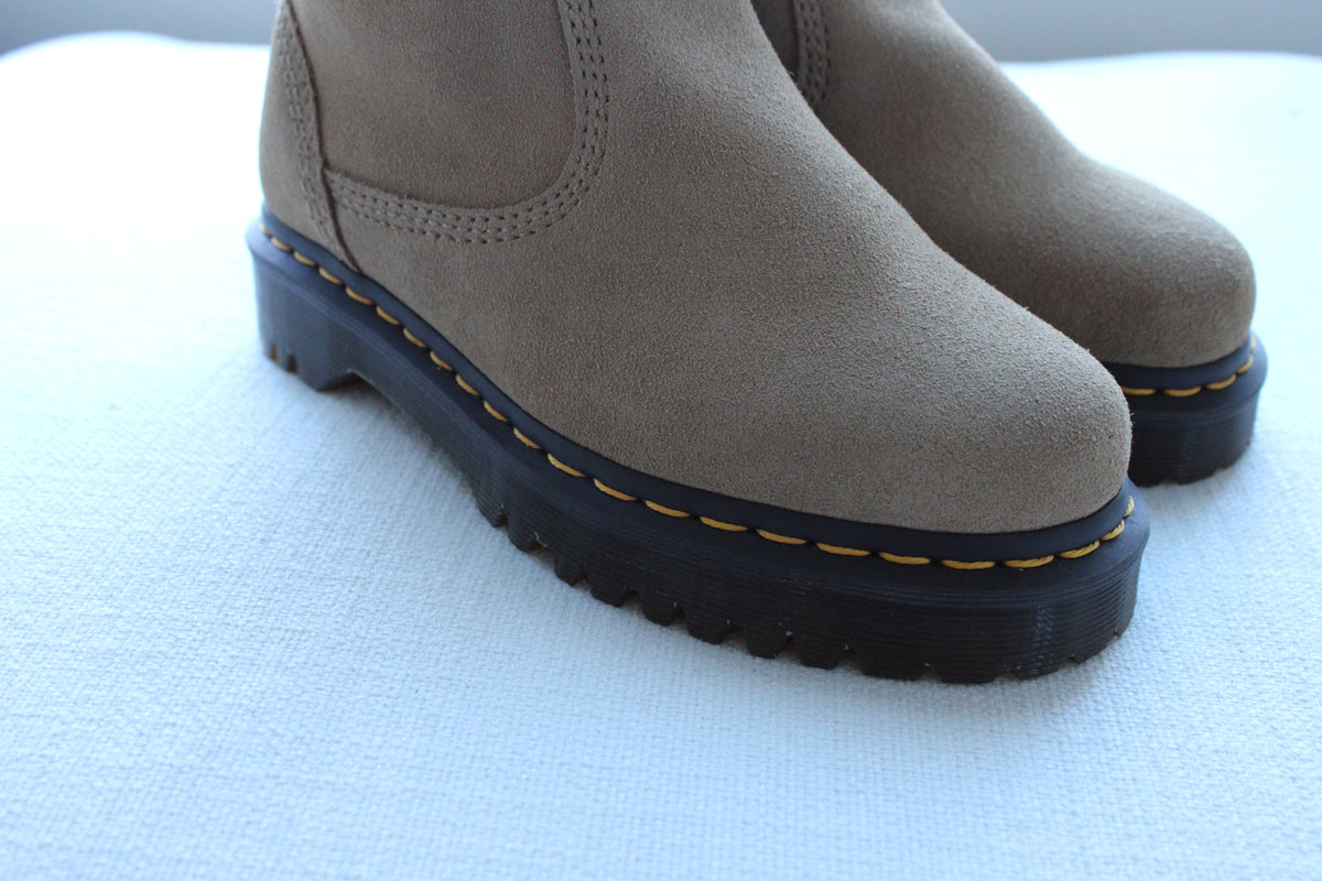 Dr. Martens Anistone Lo Suede Biker Boots