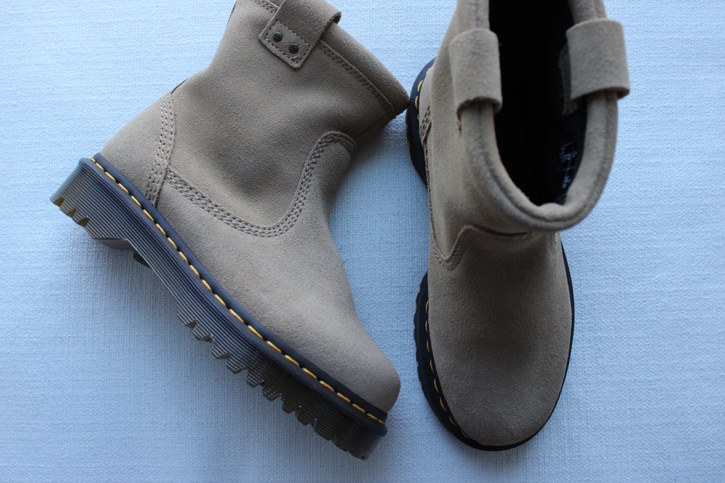 Dr. Martens Anistone Lo Suede Biker Boots