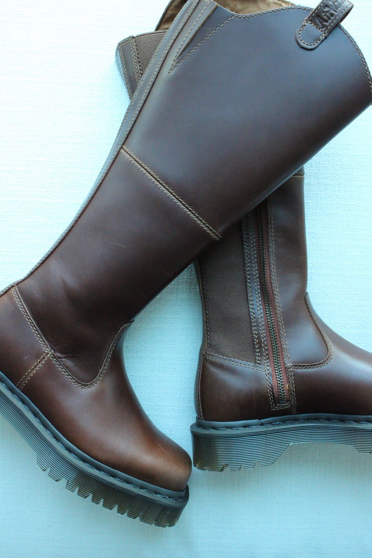 Dr. Martens Amaayah Knee High Leather Riding Boots