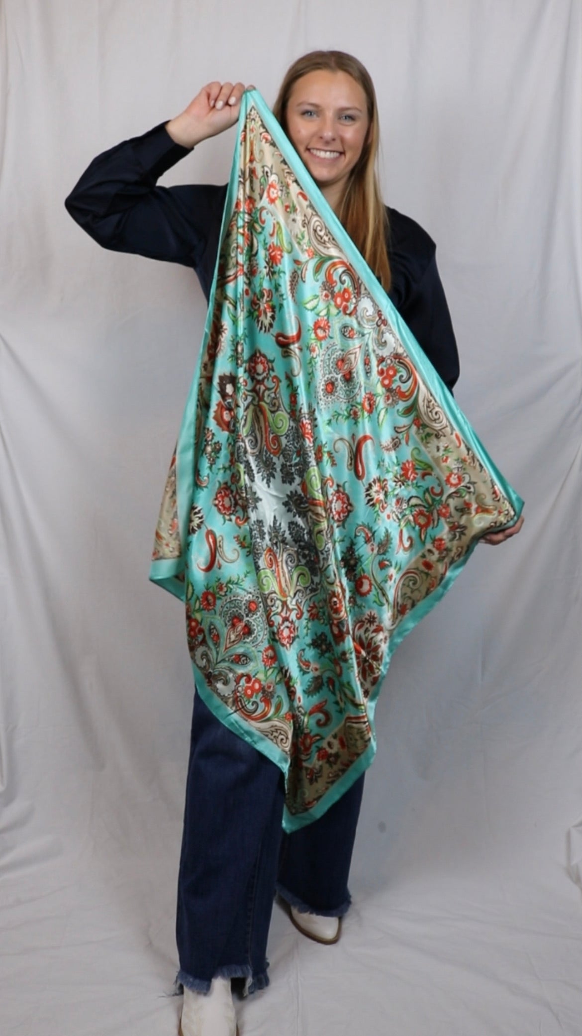 Turquoise Wild Rag